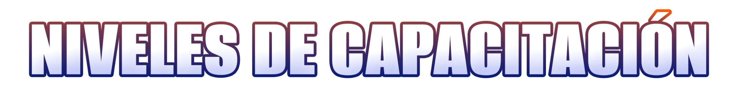niveles de capacitacion